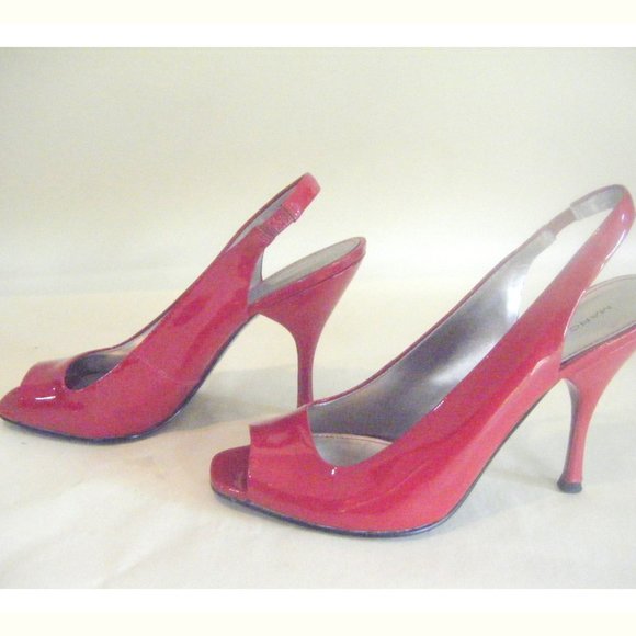 Red Patent Marc Fisher Pumps US Size 6 - Picture 4 of 7
